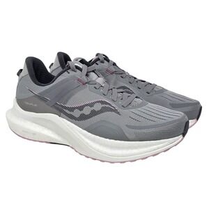 Saucony Tempus Women's Running‎ Shoes Grey Pink Size 10W daily training